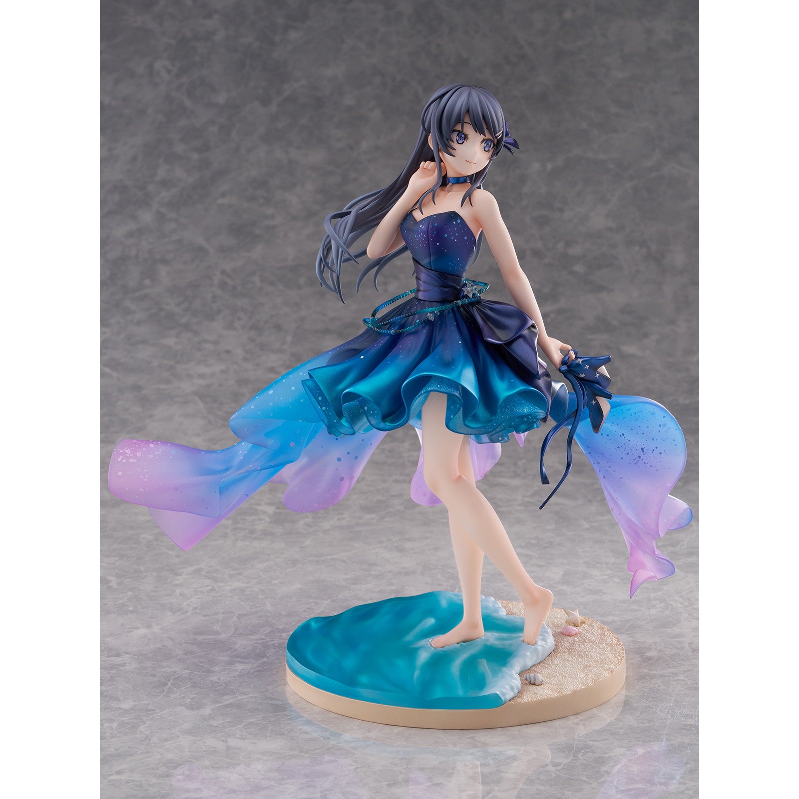 【新品即納】[FIG] SHIBUYA SCRAMBLE FIGURE 桜島麻衣(さくらじままい) -Starry Dress Ver.- 青春ブタ野郎はバニーガール先輩の夢を見ない 1/7 完成品 フィギュア CyberZ(20260220)