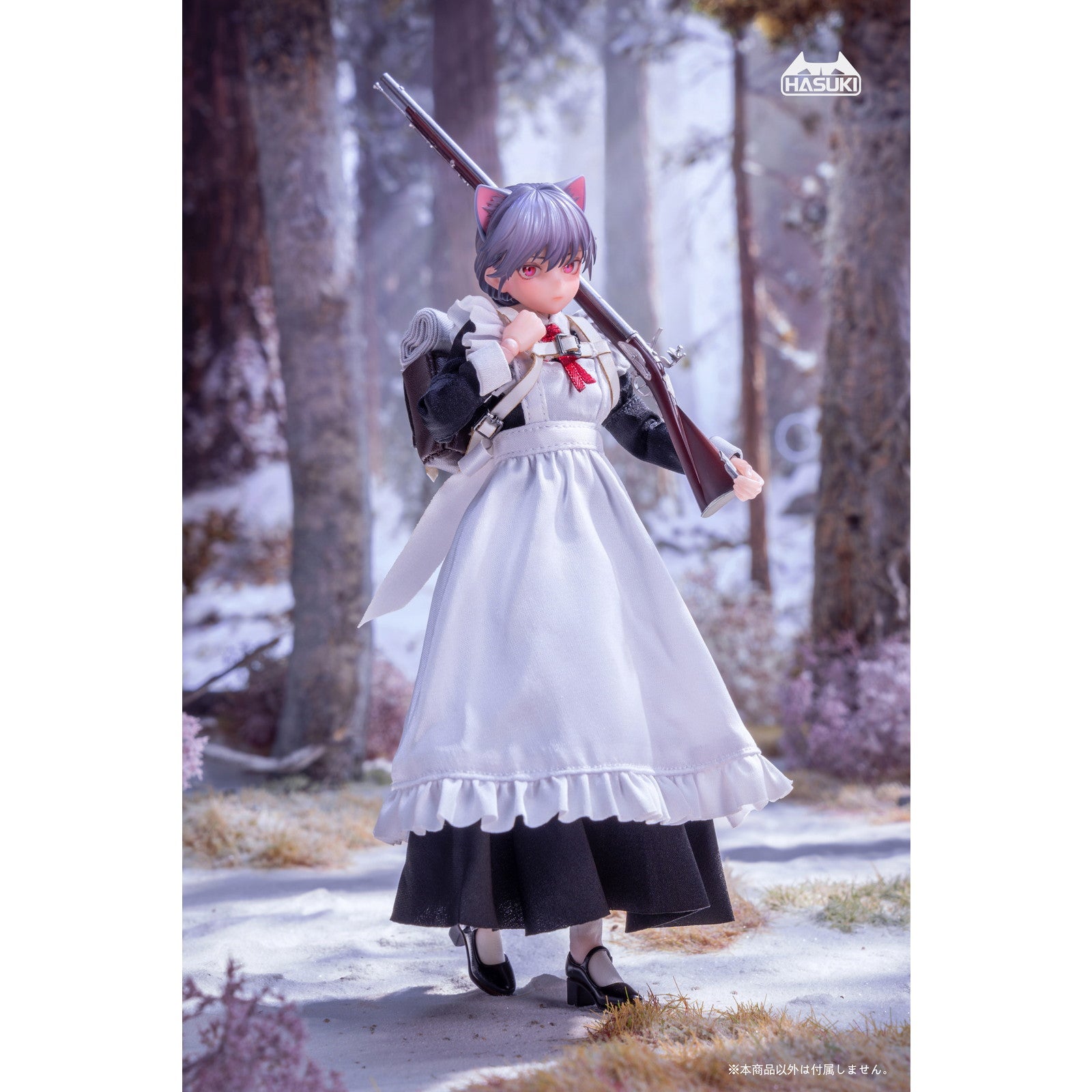 【新品即納】[FIG] POCKET ARTシリーズ PA010 メイド銃士 FKEY 1/12 完成品 アクションフィギュア HASUKI(ハスキ)(20260319)