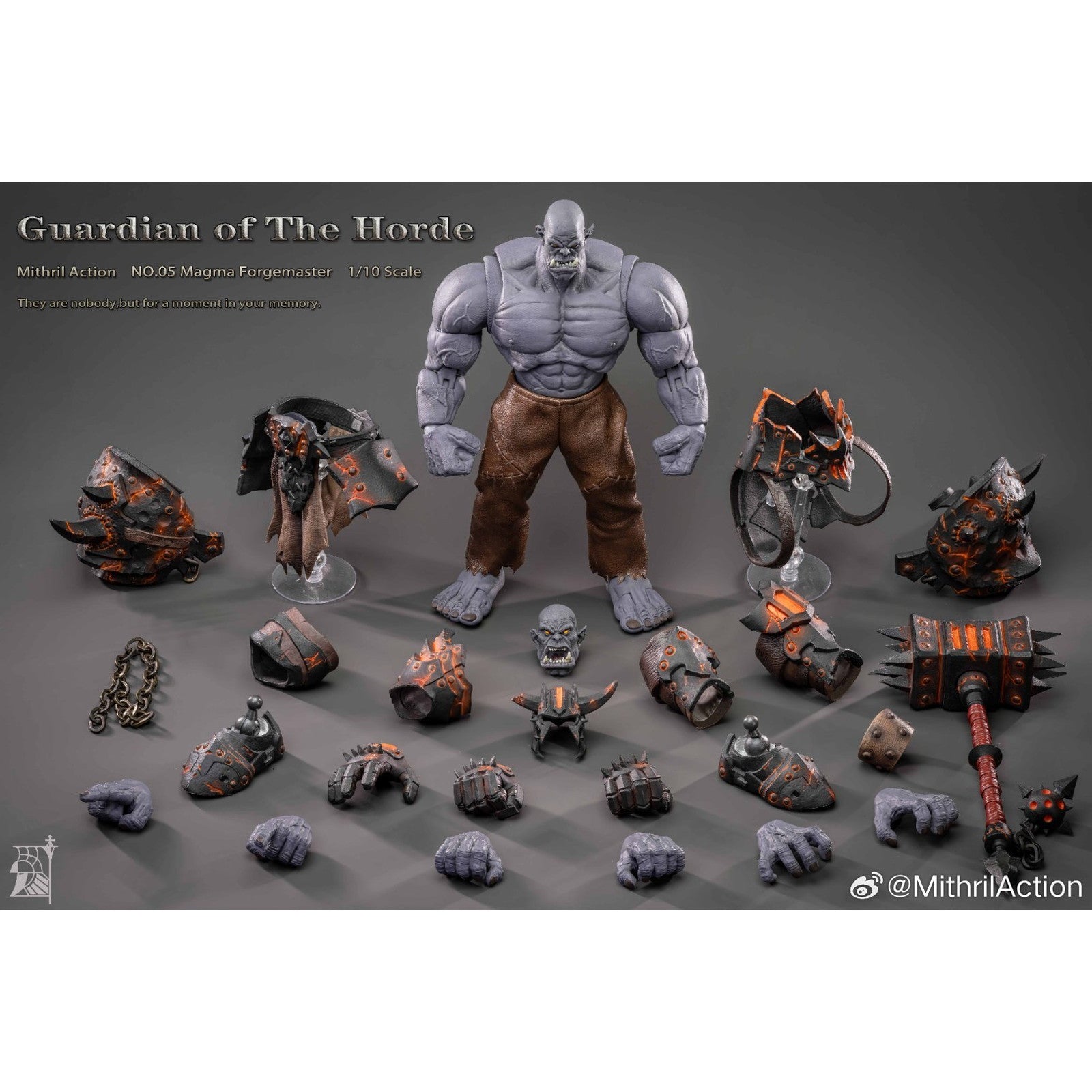 【新品即納】[FIG] Guardian of The Horde(ガーディアンオブザホード) NO.05 Magma Forgemaster(マグマフォージマスター) 1/10 完成品 可動フィギュア Mithril Action(ミスリルアクション)(20250630)