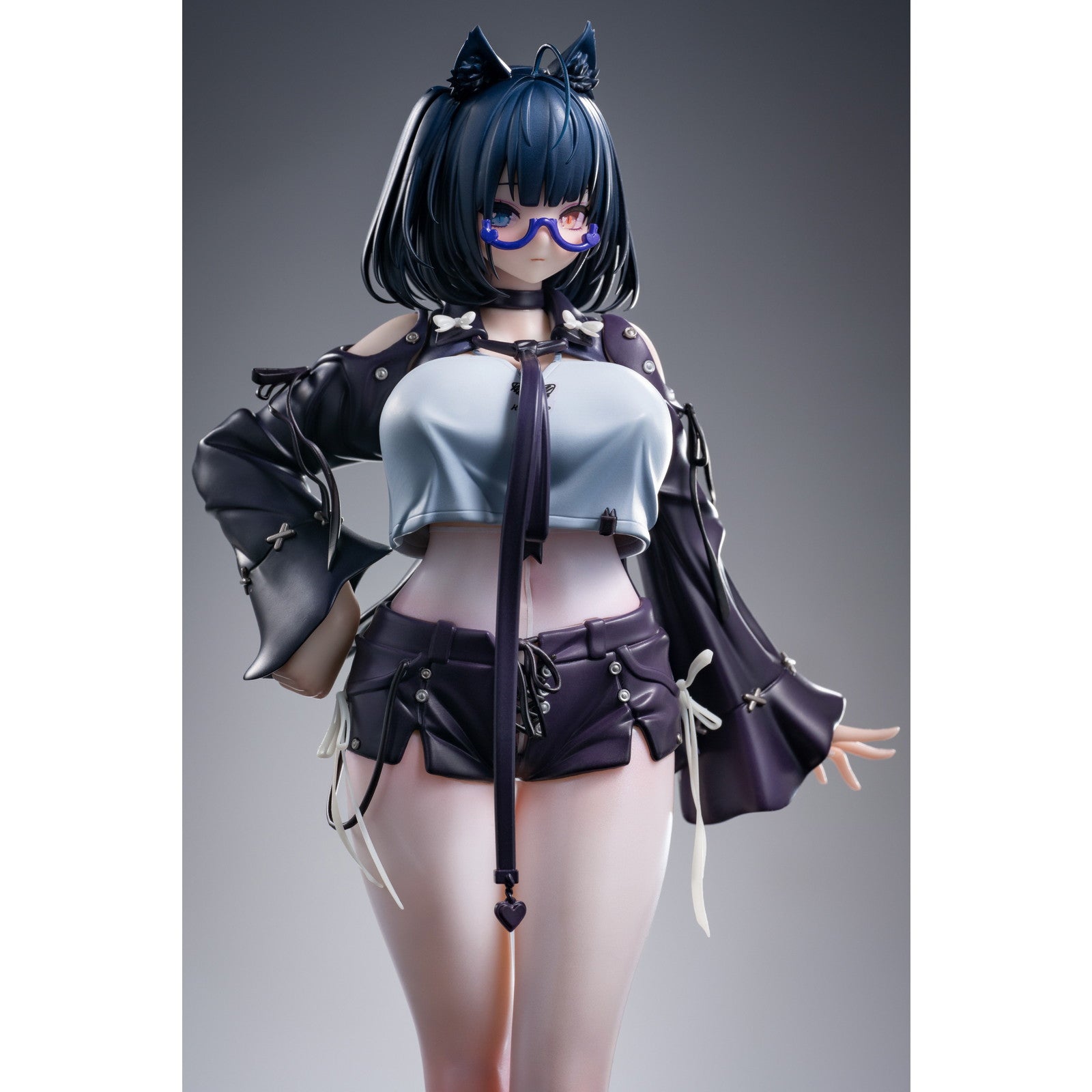 【新品即納】[FIG] ストッキング&カード付属 試着室でストッキングを選びながら選択に悩む黒茶子 1/6 完成品 フィギュア DKSTUDIO(20251231)