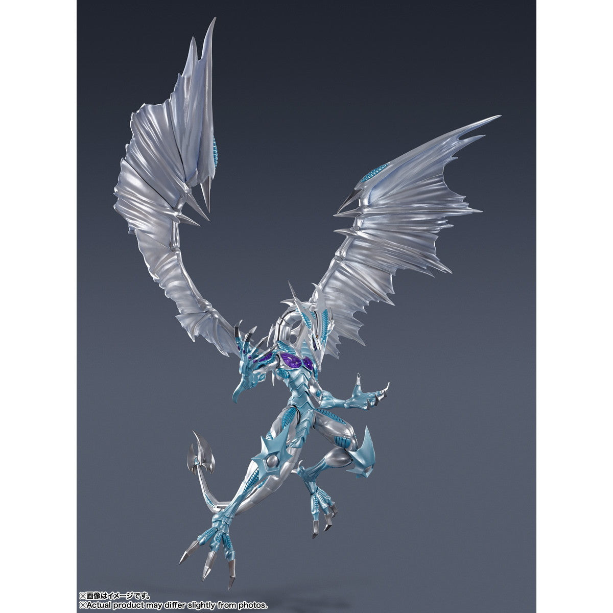 【中古即納】[FIG] S.H.MonsterArts(モンスターアーツ) スターダスト・ドラゴン 遊☆戯☆王5D's 完成品 可動フィギュア バンダイスピリッツ(20250726)