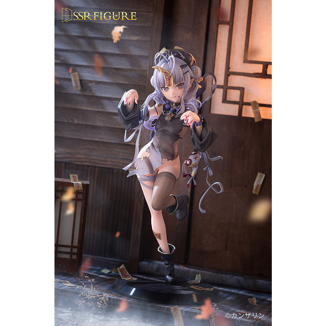 【新品即納】[FIG] アクリルキーホルダー付属 SSR FIGURE 死ノ宮かんな(しのみやかんな) キョンシー Ver. 1/7 完成品 フィギュア SSR FIGURE(20250830)