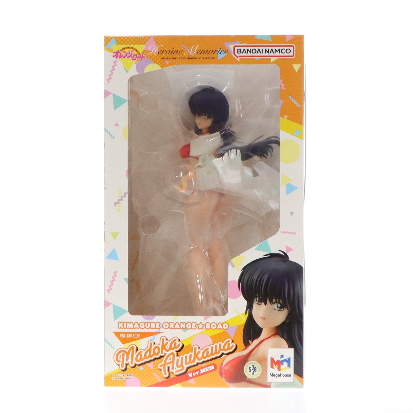 【中古即納】[FIG] ヒロインメモリーズ 鮎川まどか(あゆかわまどか) Ver.Red きまぐれオレンジ☆ロード 完成品 フィギュア プレミアムバンダイ&一部店舗限定 メガハウス(20250129)