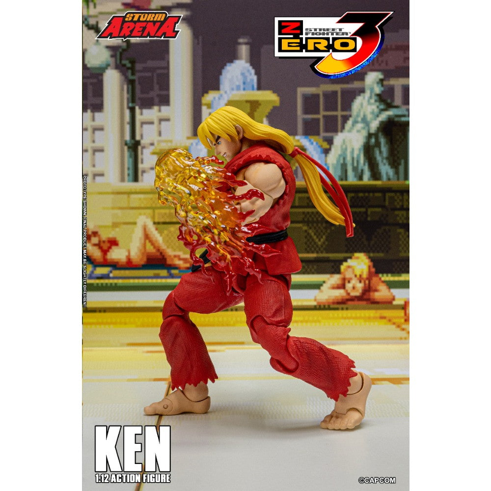 【新品即納】[FIG] Storm Arena(ストームアリーナ) ケン ストリートファイターZERO3 1/12 アクションフィギュア(SFSA01) ストームコレクティブルズ(20250630)