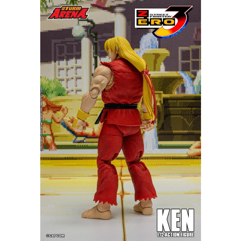 【新品即納】[FIG] Storm Arena(ストームアリーナ) ケン ストリートファイターZERO3 1/12 アクションフィギュア(SFSA01) ストームコレクティブルズ(20250630)