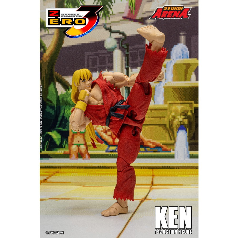 【新品即納】[FIG] Storm Arena(ストームアリーナ) ケン ストリートファイターZERO3 1/12 アクションフィギュア(SFSA01) ストームコレクティブルズ(20250630)