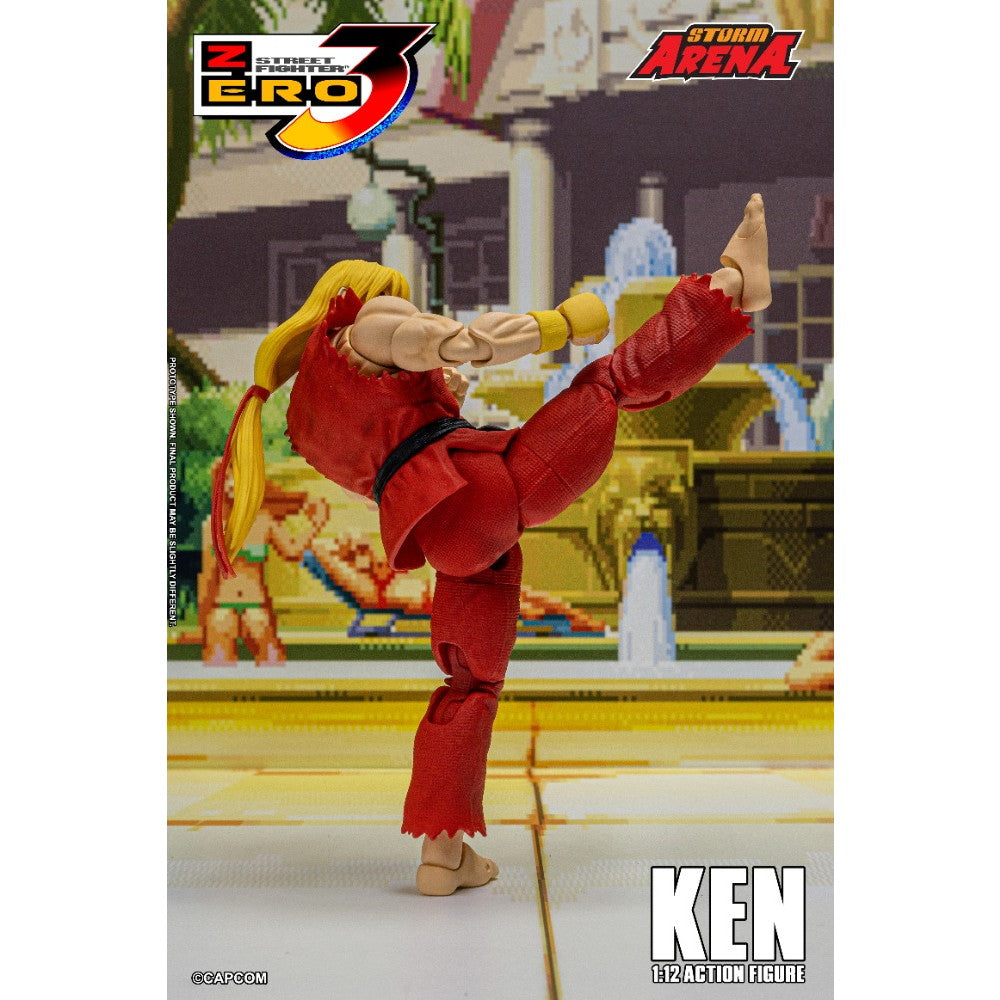 【新品即納】[FIG] Storm Arena(ストームアリーナ) ケン ストリートファイターZERO3 1/12 アクションフィギュア(SFSA01) ストームコレクティブルズ(20250630)
