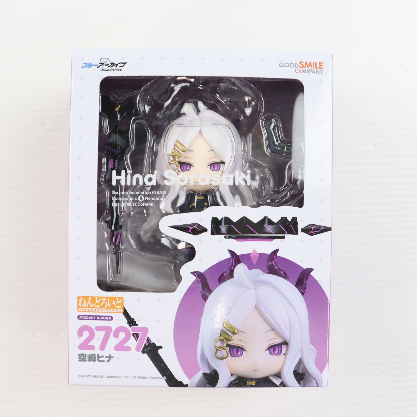 【中古即納】[FIG] グッドスマイルカンパニー公式ショップ特典付属 ねんどろいど 2727 空崎ヒナ(そらさきひな) ブルーアーカイブ -Blue Archive- 完成品 可動フィギュア グッドスマイルカンパニー(20250731)