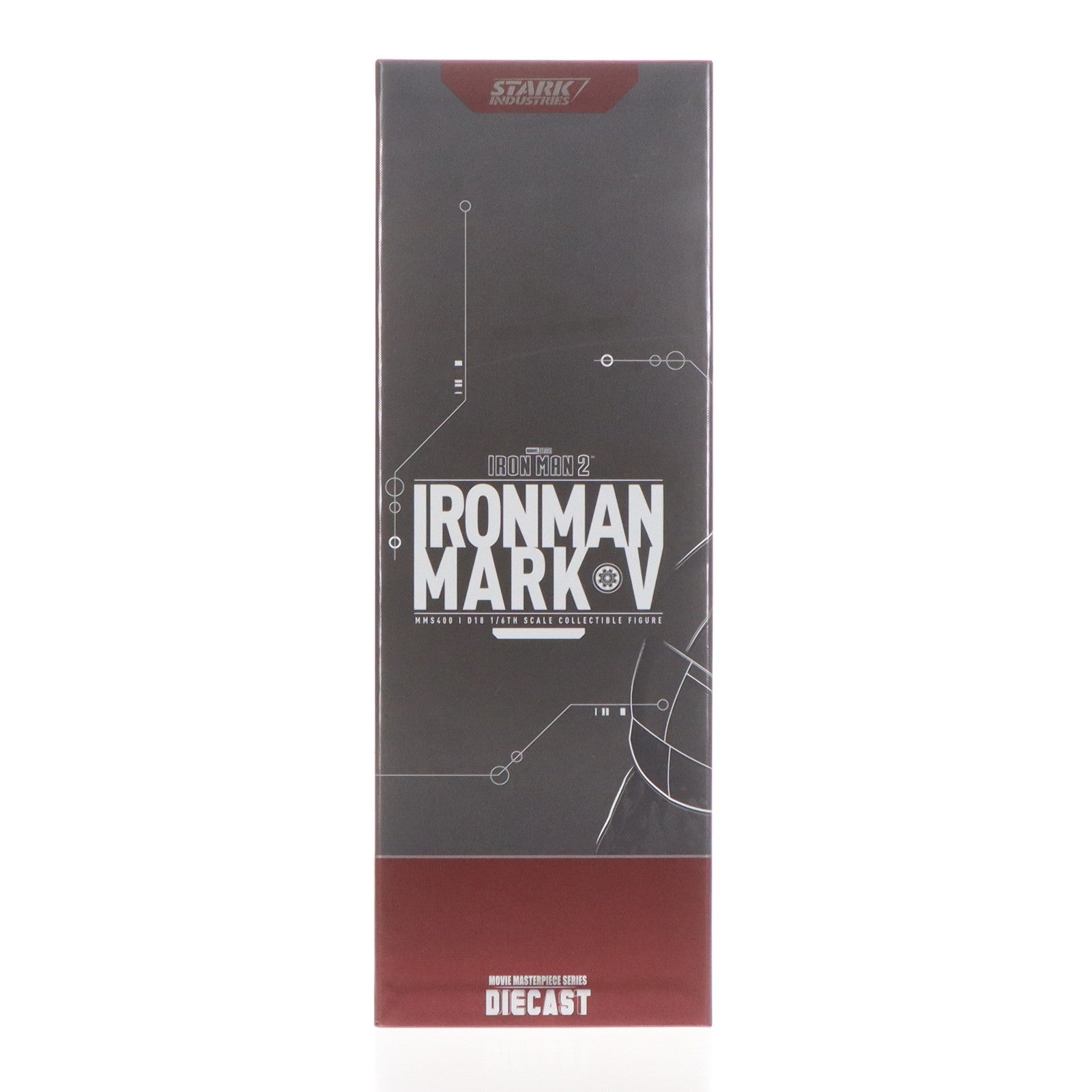 【中古即納】[FIG] (再販) ムービー・マスターピース DIECAST アイアンマン・マーク5 アイアンマン2 1/6 完成品 可動フィギュア(MM#400D18) ホットトイズ(20220630)