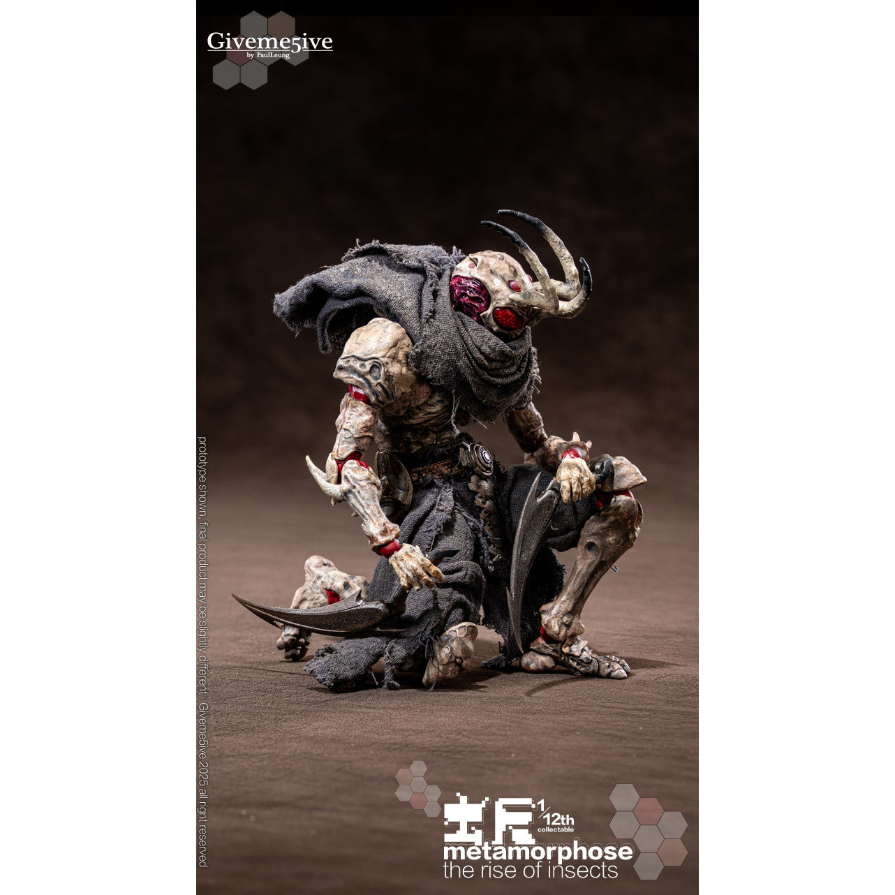 【新品即納】[FIG] 虫啓(METAMORPHOSE - THE RISE OF INSECTS)シリーズ Airoki(アイロキ) 1/12 完成品 可動フィギュア(65820798) Giveme5ive(20250930)