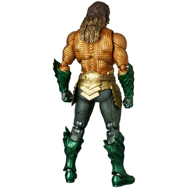 【新品】【お取り寄せ】[FIG] マフェックス No.267 MAFEX AQUAMAN(GOLD & GREEN SUIT)(アクアマン ゴールド&グリーンスーツ) アクアマン/失われた王国 完成品 可動フィギュア メディコム・トイ(20251231)