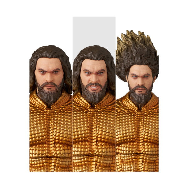 【新品】【お取り寄せ】[FIG] マフェックス No.267 MAFEX AQUAMAN(GOLD & GREEN SUIT)(アクアマン ゴールド&グリーンスーツ) アクアマン/失われた王国 完成品 可動フィギュア メディコム・トイ(20251231)