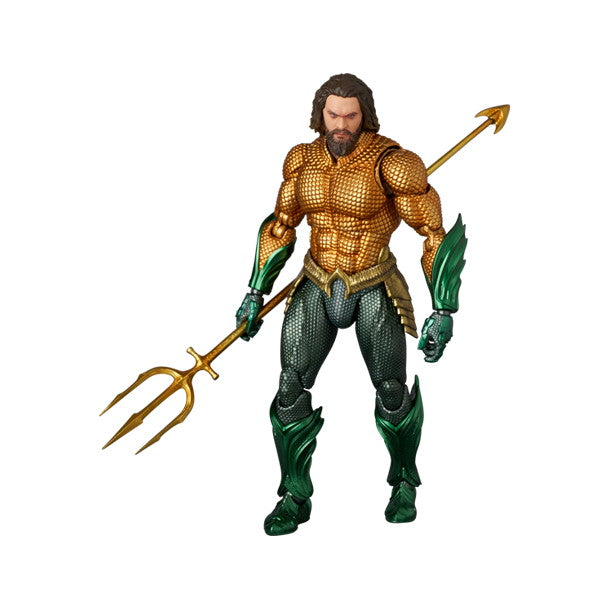 【新品】【お取り寄せ】[FIG] マフェックス No.267 MAFEX AQUAMAN(GOLD & GREEN SUIT)(アクアマン ゴールド&グリーンスーツ) アクアマン/失われた王国 完成品 可動フィギュア メディコム・トイ(20251231)