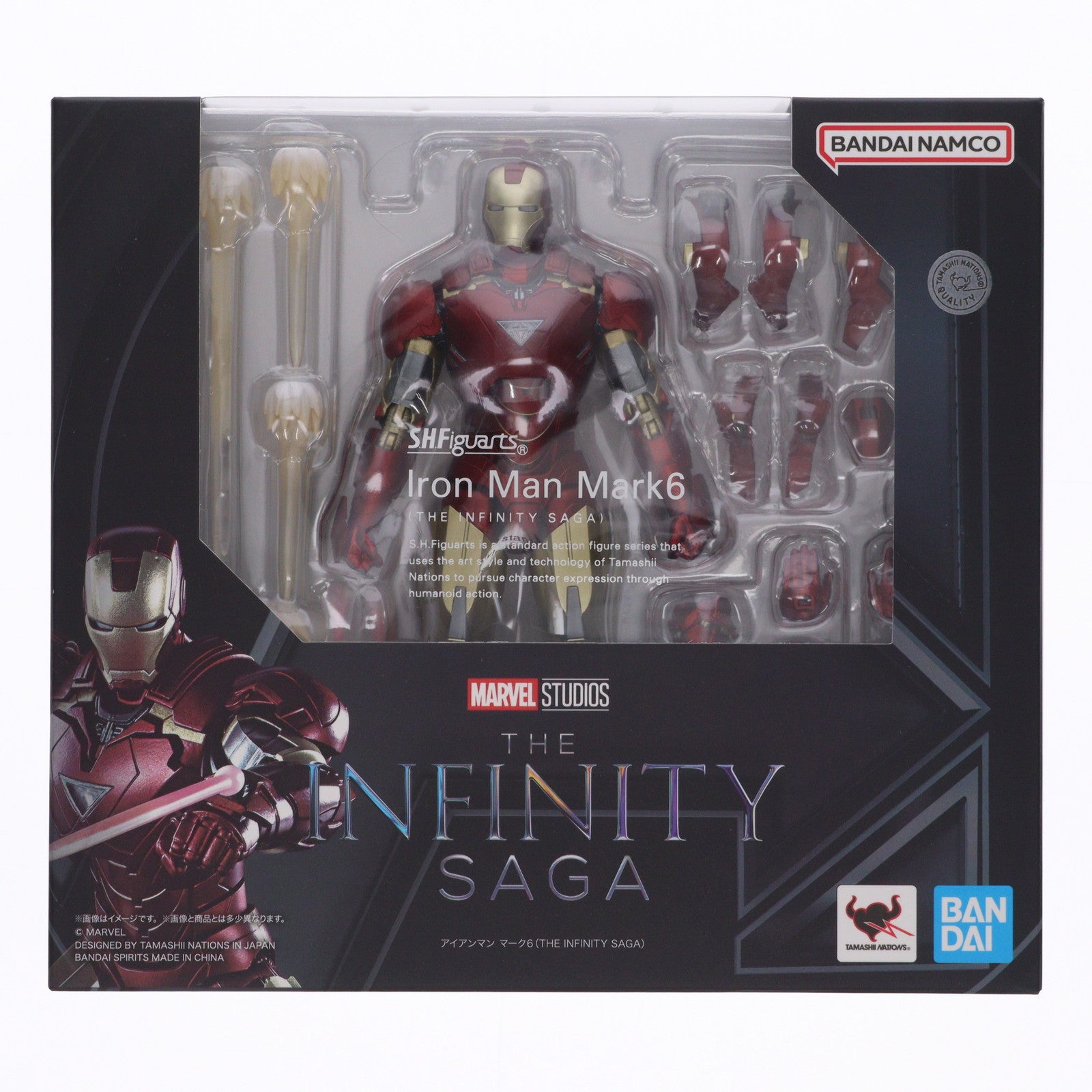 【新品即納】[FIG] S.H.Figuarts(フィギュアーツ) アイアンマン マーク6(THE INFINITY SAGA)(インフィニティ・サーガ) 完成品 可動フィギュア バンダイスピリッツ(20250726)