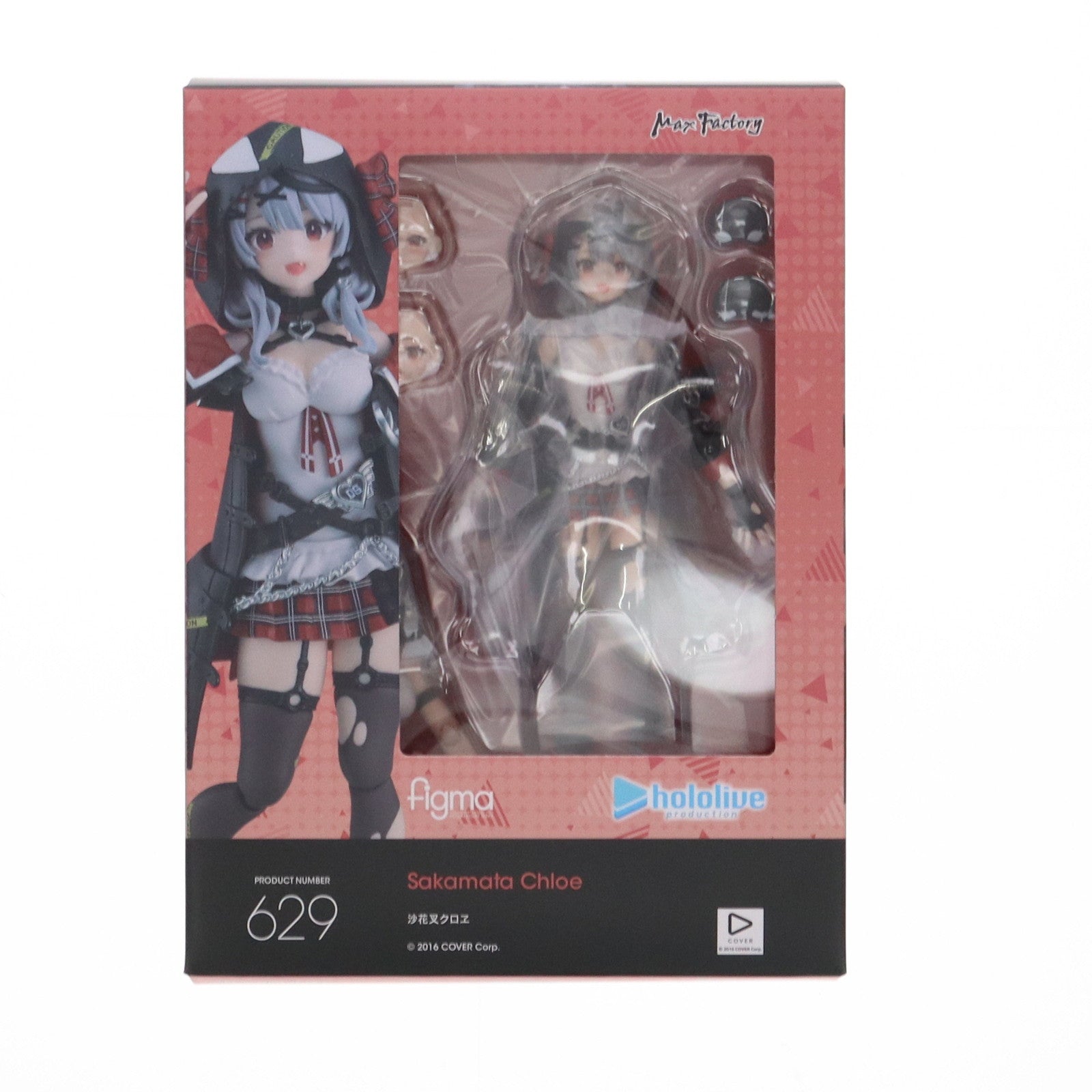 【中古即納】[FIG] グッドスマイルカンパニー公式ショップ特典付属 figma(フィグマ) 629 沙花叉クロヱ(さかまたくろえ) ホロライブプロダクション 完成品 可動フィギュア マックスファクトリー(20250228)