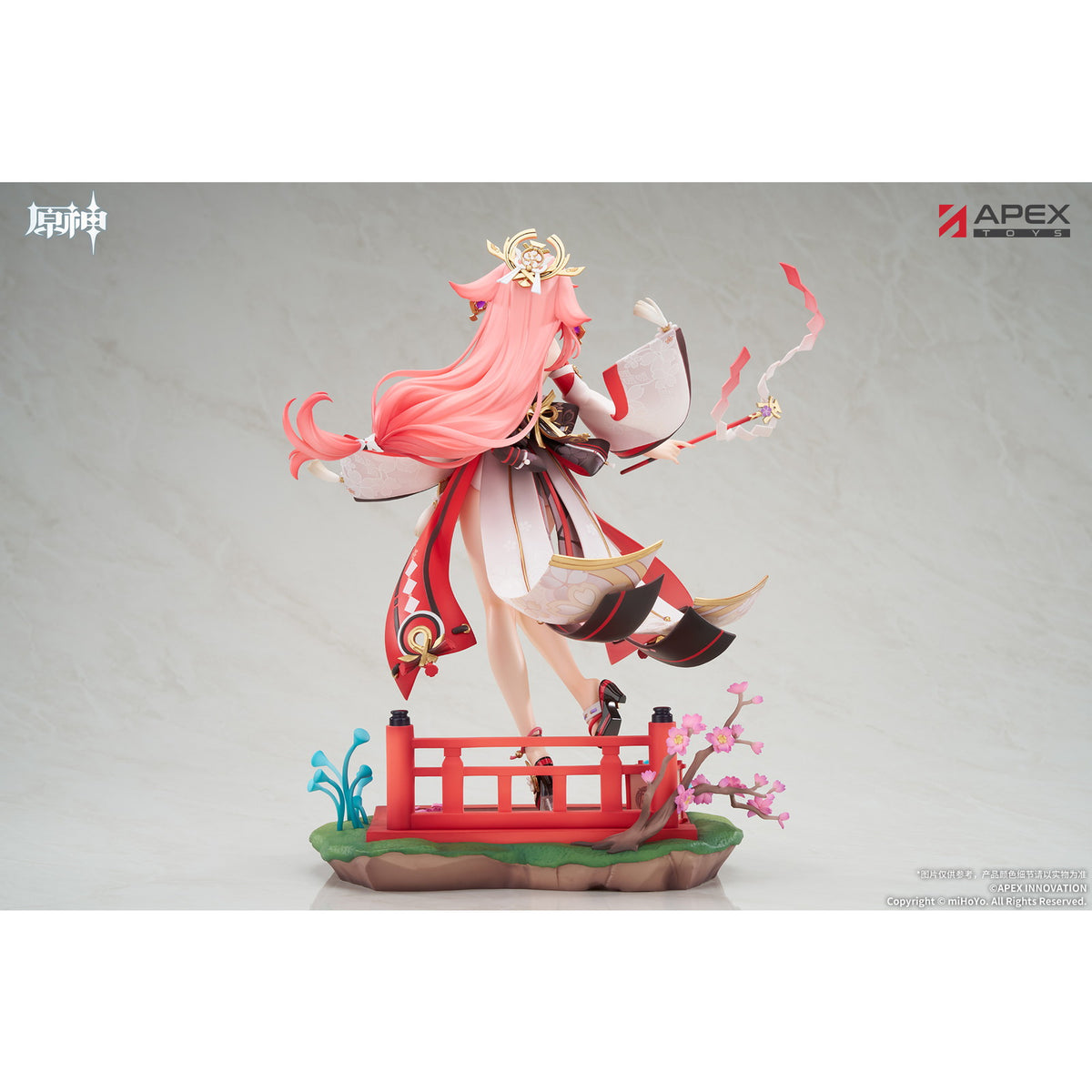 【中古即納】[FIG] 御守り&初回特典付属 八重神子・浮世笑百姿Ver.(やえみこ) 原神 1/7 完成品 フィギュア APEX(エーペックス)(20260531)