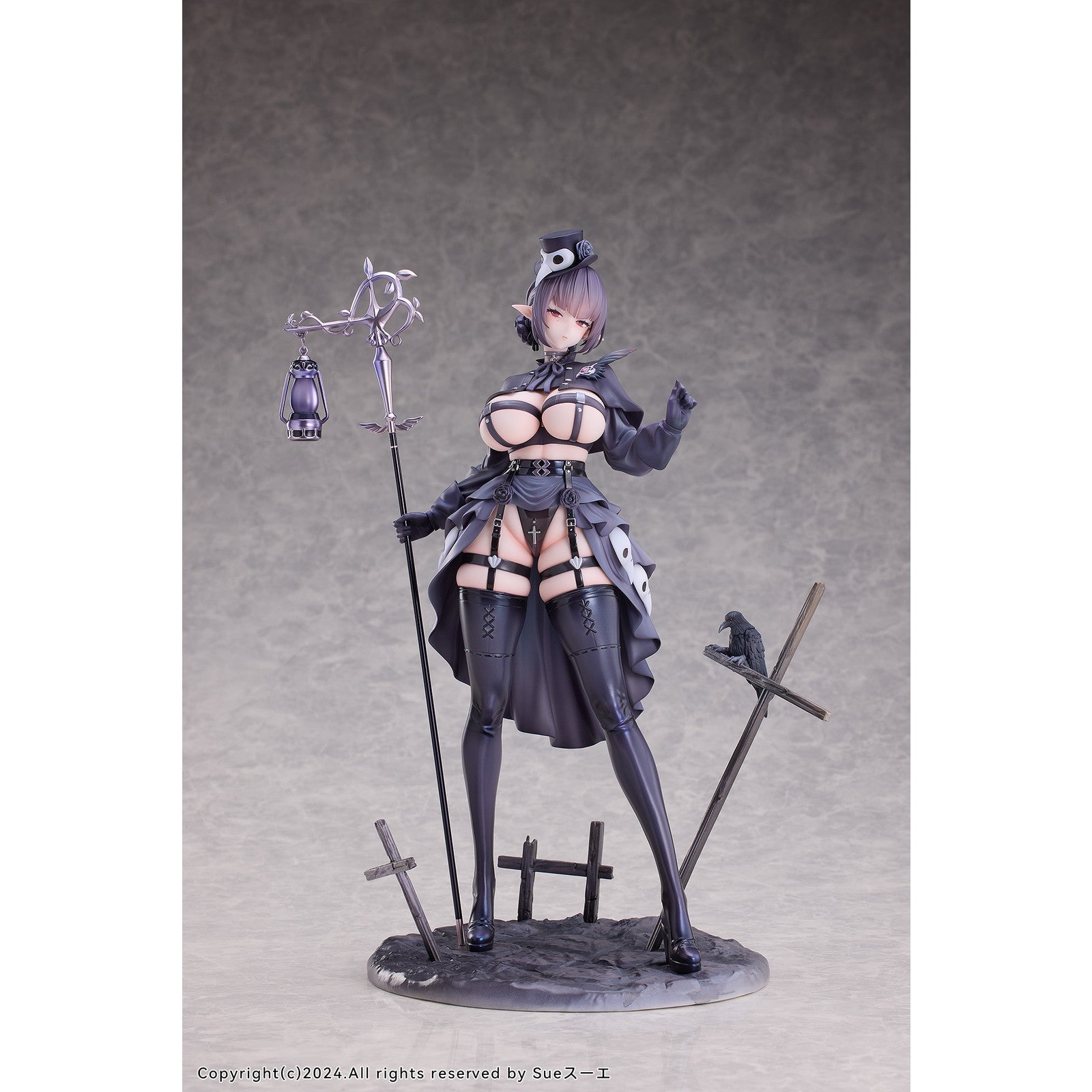 【新品即納】[FIG] 色紙&タペストリー付属 ペスト医師 KARA 豪華版 illustration by Sueスーエ 1/6 完成品 フィギュア HanaBee(ハナビー)(20260213)
