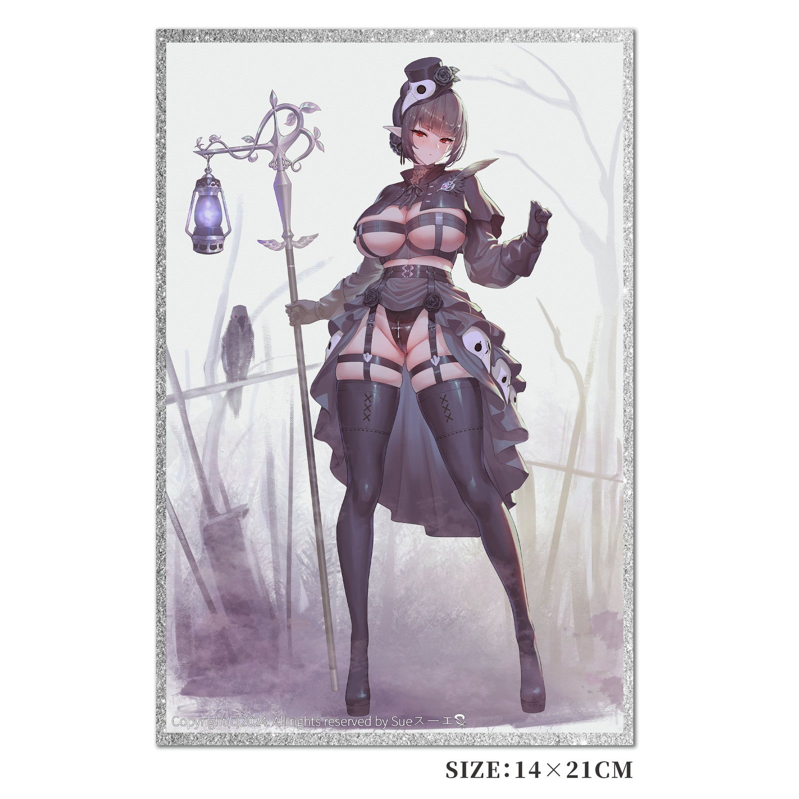 【新品即納】[FIG] 色紙&タペストリー付属 ペスト医師 KARA 豪華版 illustration by Sueスーエ 1/6 完成品 フィギュア HanaBee(ハナビー)(20260213)