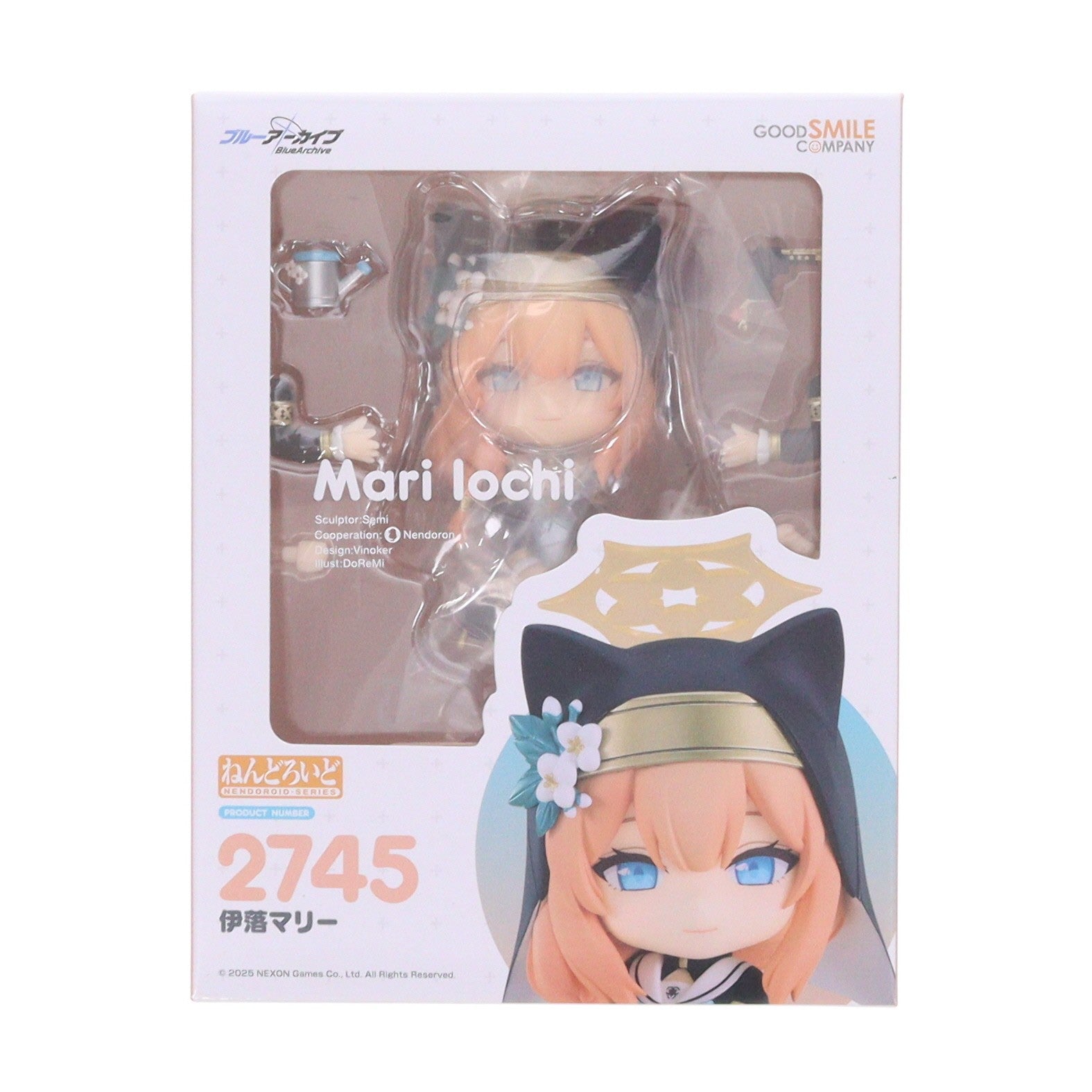 【中古即納】[FIG] ねんどろいど 2745 伊落マリー(いおちまりー) ブルーアーカイブ -Blue Archive- 完成品 可動フィギュア グッドスマイルカンパニー(20250809)