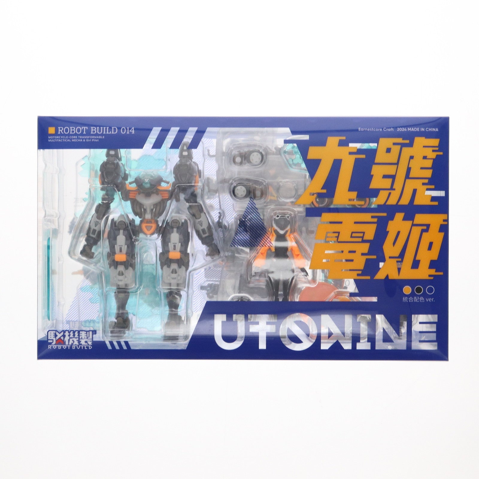 【中古即納】[FIG] ROBOT BUILDシリーズ RB-14 AUTONINE 九号電姫(ユニバーサルカラーVer.) 完成品 可動フィギュア(KM-111)(海外流通版) 核誠治造(EARNESTCORE CRAFT/アニスコル)/ウェーブ(WAVE)(20240930)