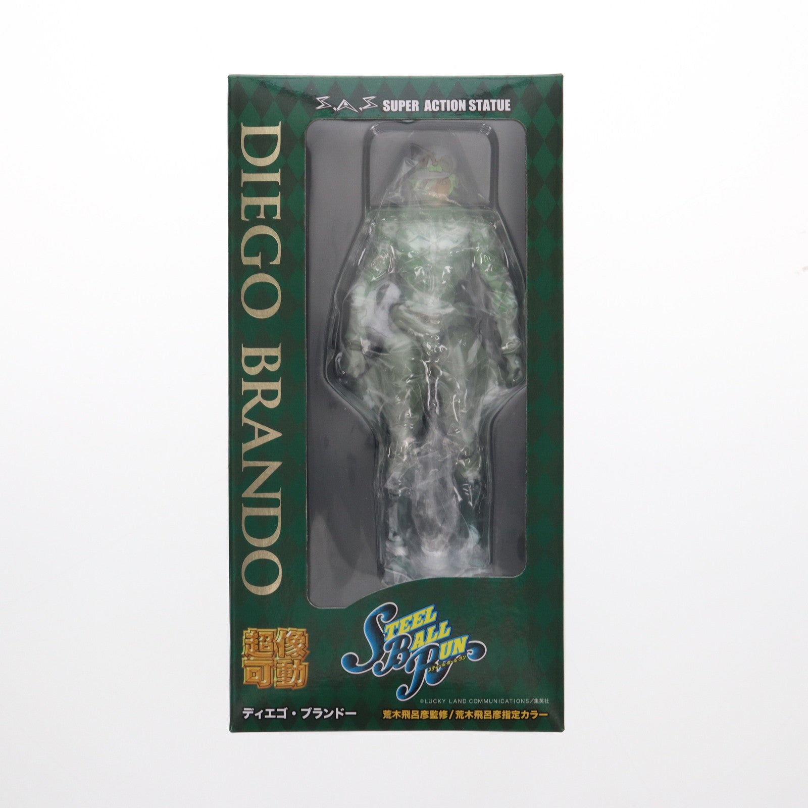 【中古即納】[FIG] ワンフェス2018夏&MEDICOS ONLINE SHOP限定特典2種無し 超像可動 ディエゴ・ブランドー 特典付き限定版 ジョジョの奇妙な冒険 Part7 スティール・ボール・ラン 完成品 可動フィギュア メディコス・エンタテインメント(20180729)