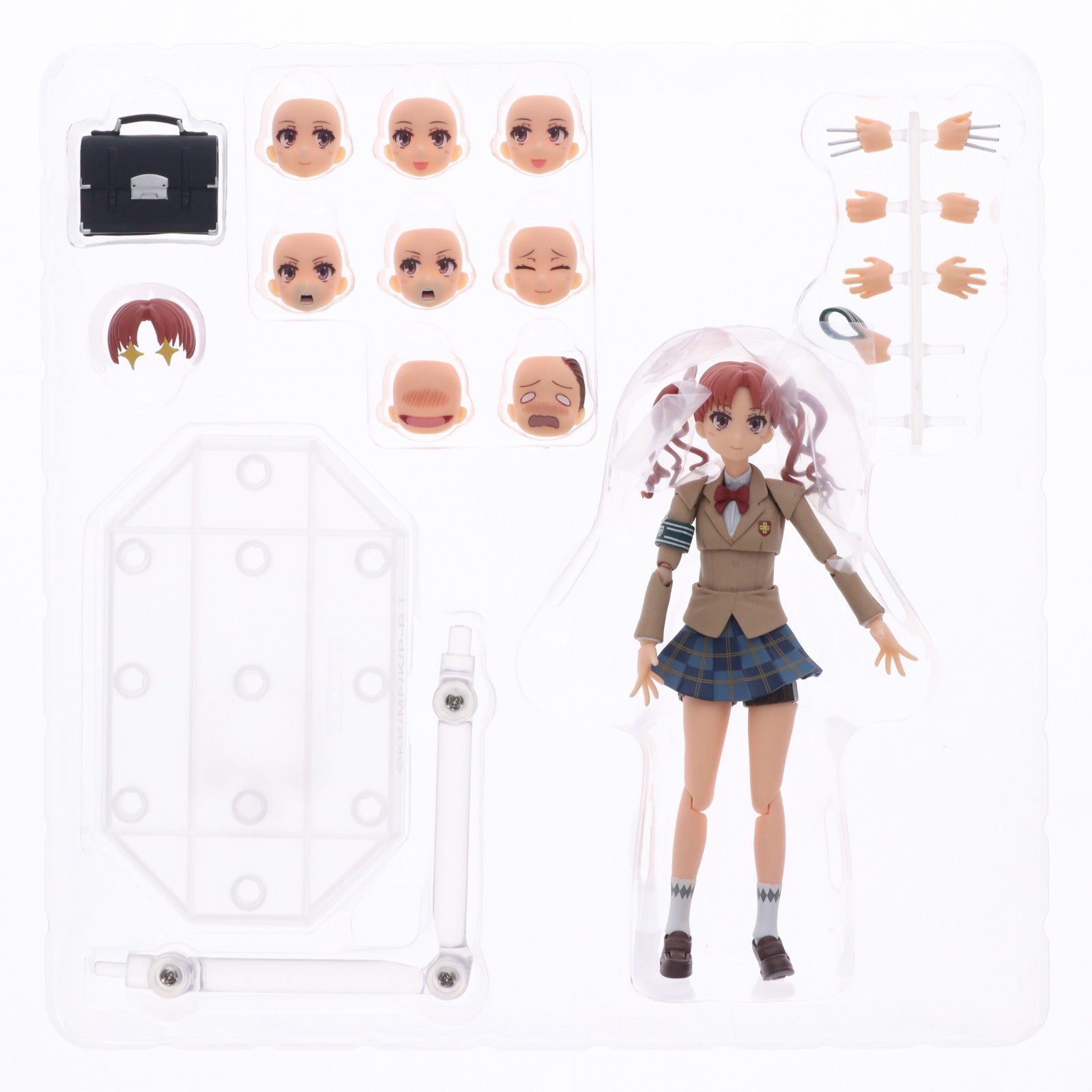 【中古即納】[FIG] 海洋堂直営店限定予約特典付属 アメイジング・ヤマグチ 白井黒子(しらいくろこ) 冬服Ver. とある科学の超電磁砲 完成品 可動フィギュア(NR045) 海洋堂(20241227)