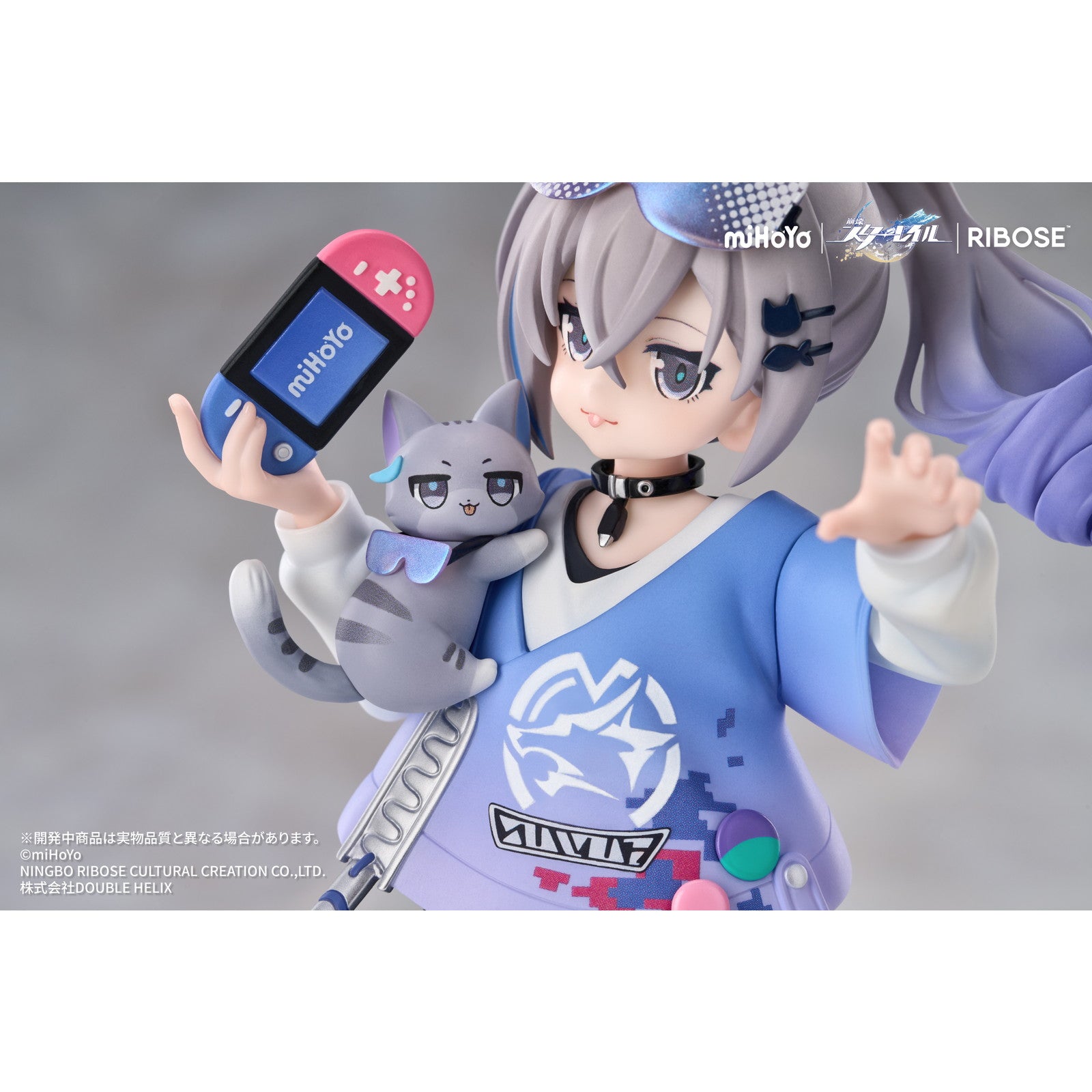 【中古即納】[FIG] RISE UP+ ちびねこシリーズフィギュア 銀狼Ver.(ぎんろう) 崩壊:スターレイル 完成品 フィギュア RIBOSE(核糖文化)(20251231)