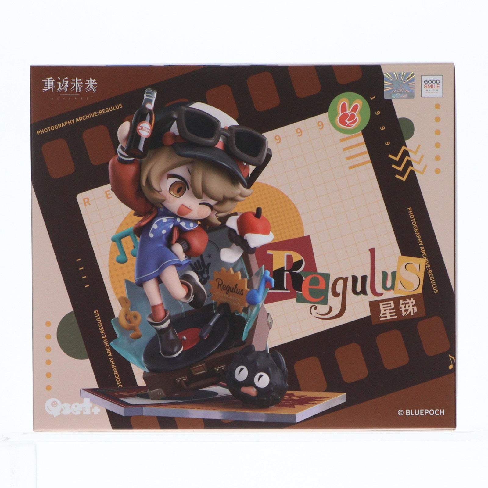 【中古即納】[FIG] グッドスマイルカンパニー公式ショップ特典付属 Qset+ レグルス リバース:1999 完成品 フィギュア グッドスマイルアーツ上海(20250930)