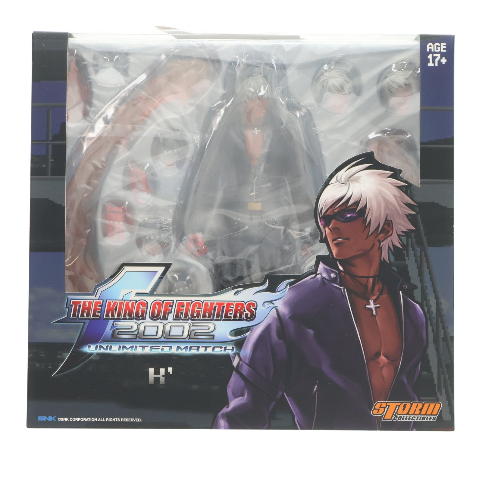 【中古即納】[FIG] K'(ケイダッシュ) THE KING OF FIGHTERS 2002 UNLIMITED MATCH(ザ・キング・オブ・ファイターズ 2002 アンリミテッドマッチ) 完成品 アクションフィギュア ストームコレクティブルズ(20250131)