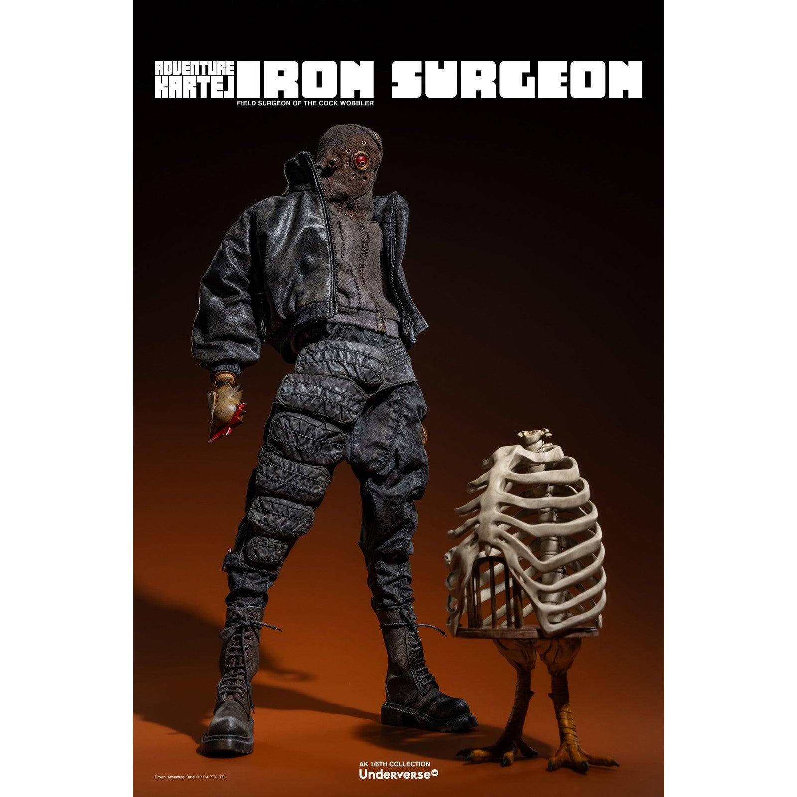 【新品即納】[FIG] The Iron Surgeon(ザアイアンサージョン) Adventure Kartel(アドベンチャーカルテル) 1/6 完成品 可動フィギュア Underverse(アンダーバース)(20251231)