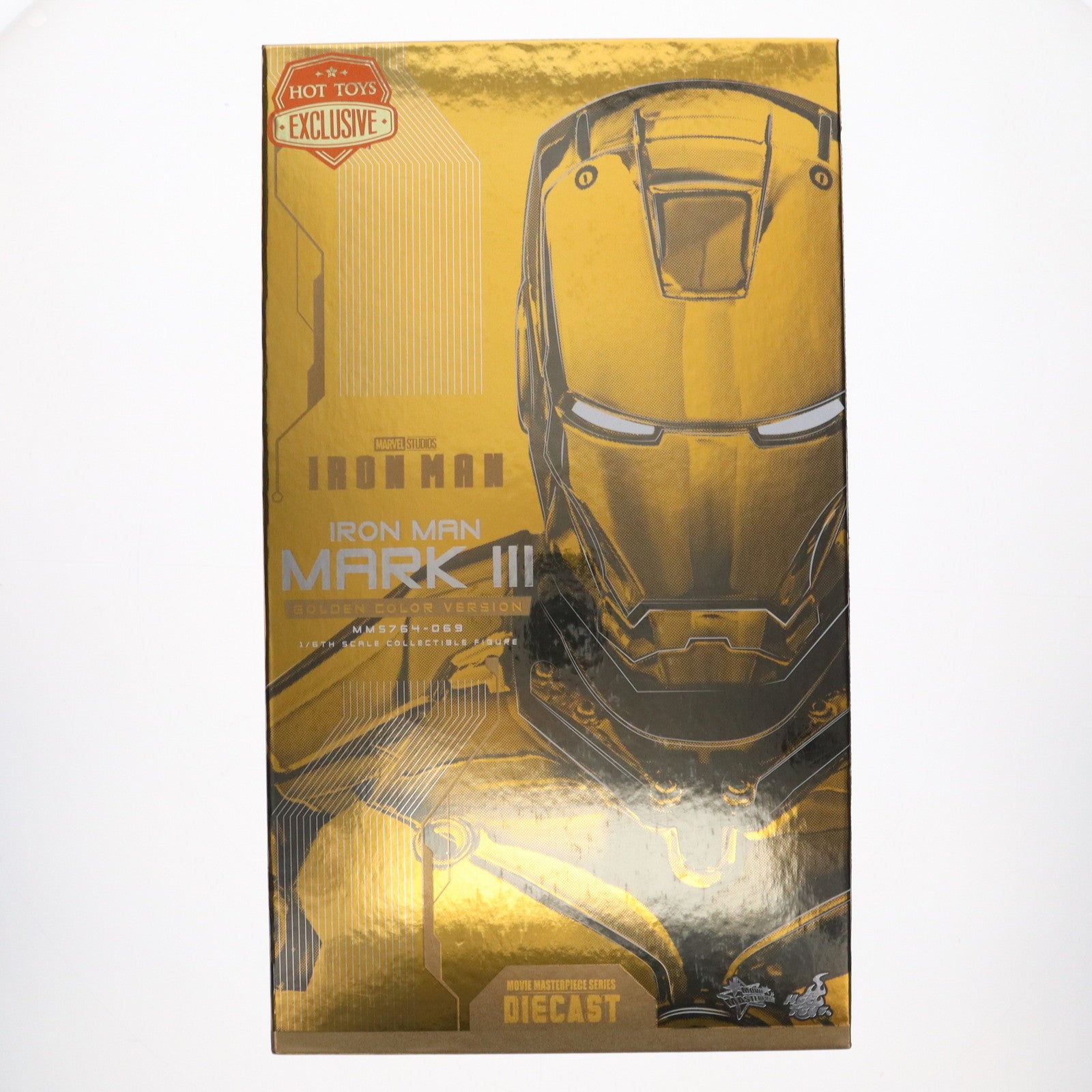 【中古即納】[FIG] トイサピエンス限定 ムービー・マスターピース DIECAST アイアンマン・マーク3(ゴールドカラー) 1/6 完成品 可動フィギュア(MM#764D69) ホットトイズ(20250204)