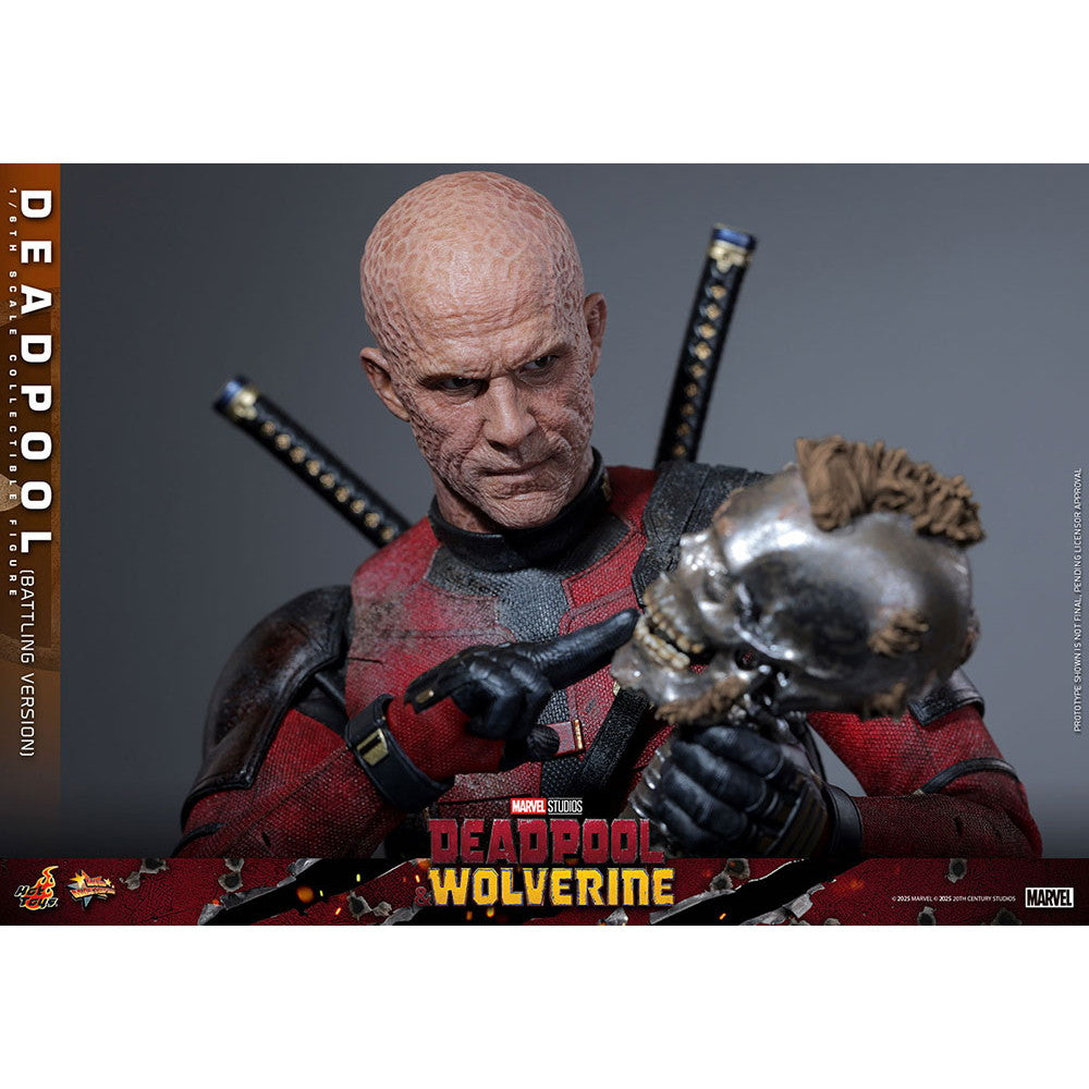 【新品即納】[FIG] ムービー・マスターピース デッドプール(バトル版) デッドプール&ウルヴァリン 1/6 完成品 可動フィギュア(MM#782) ホットトイズ(20250531)