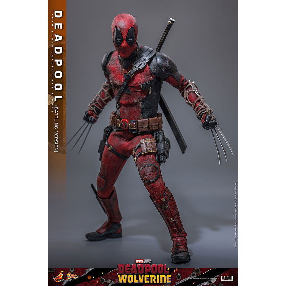 【新品】【お取り寄せ】[FIG] ムービー・マスターピース デッドプール(バトル版) デッドプール&ウルヴァリン 1/6 完成品 可動フィギュア(MM#782) ホットトイズ(20250531)