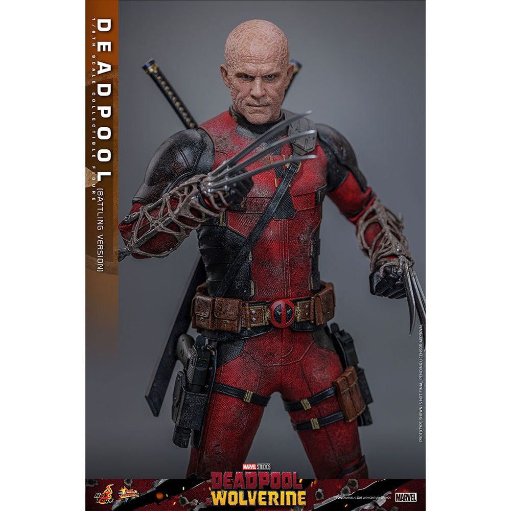 【新品即納】[FIG] ムービー・マスターピース デッドプール(バトル版) デッドプール&ウルヴァリン 1/6 完成品 可動フィギュア(MM#782) ホットトイズ(20250531)