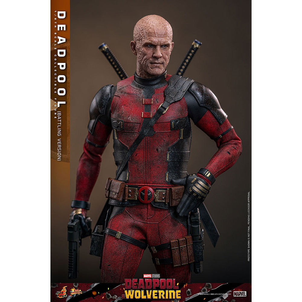 【新品即納】[FIG] ムービー・マスターピース デッドプール(バトル版) デッドプール&ウルヴァリン 1/6 完成品 可動フィギュア(MM#782) ホットトイズ(20250531)