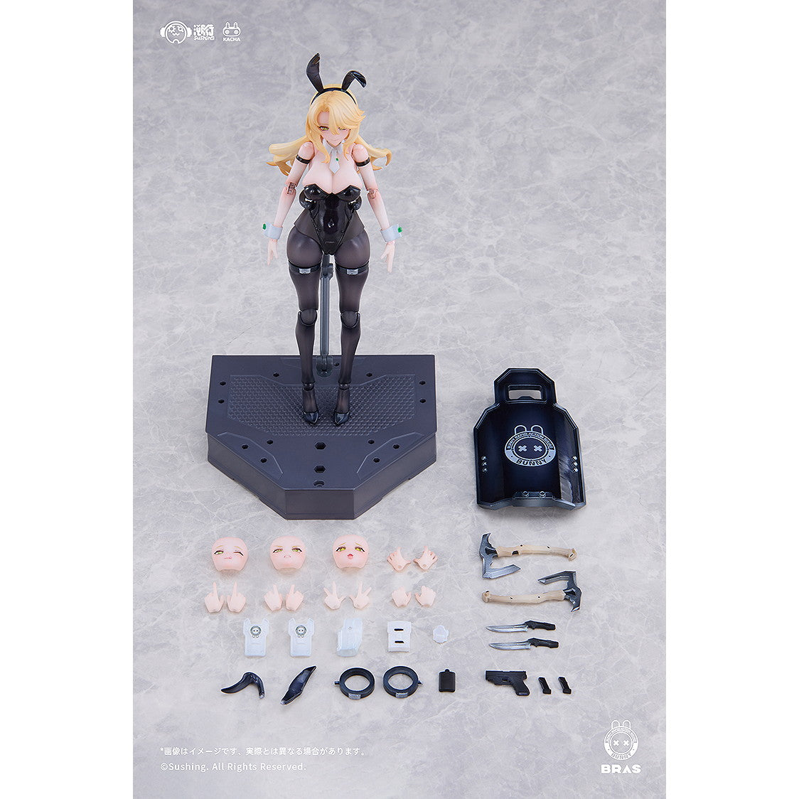 【中古即納】[FIG] 初回限定特典3種付属 Guardian・エレーナ BUNNY RAPID ACTION SQUAD 1/12 完成品 可動フィギュア 溯行Sushing(スシーン)(20260131)