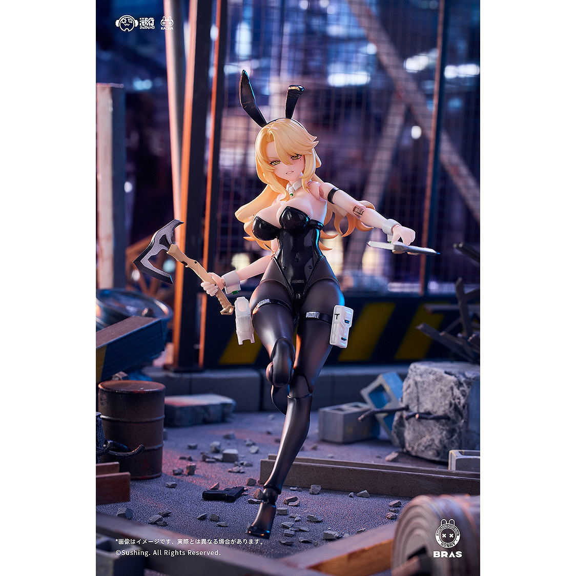 【中古即納】[FIG] 初回限定特典3種付属 Guardian・エレーナ BUNNY RAPID ACTION SQUAD 1/12 完成品 可動フィギュア 溯行Sushing(スシーン)(20260131)