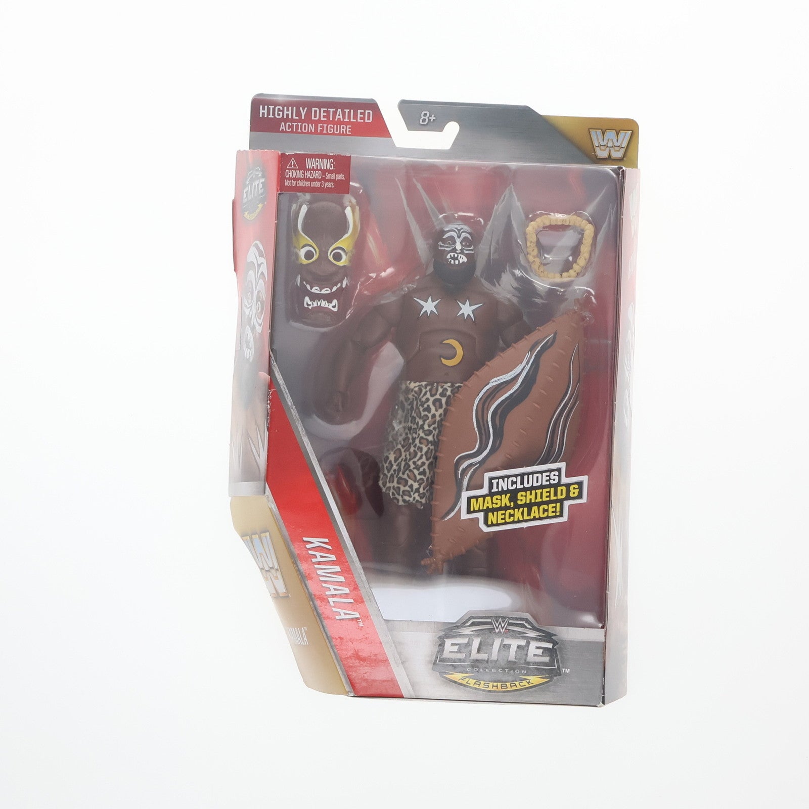 【中古即納】[FIG] カマラ マスク、シールド&ネックレス WWE(ワールド・レスリング・エンターテイメント) エリートコレクション フラッシュバック 完成品 アクションフィギュア マテル(20161231)