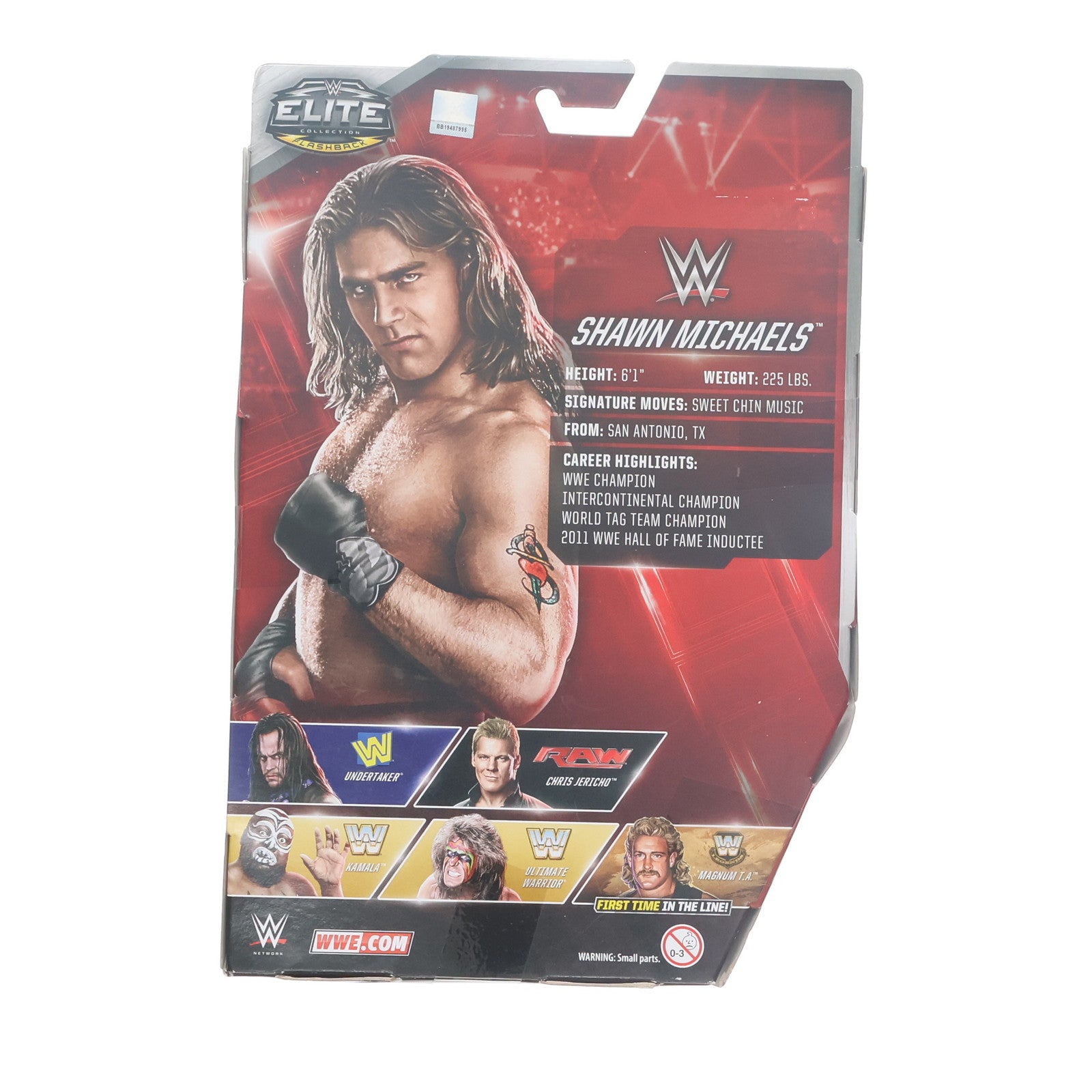 【中古即納】[FIG] ショーン・マイケルズ エントランスアタイア&ヨーロピアンチャンピオンシップ WWE(ワールド・レスリング・エンターテイメント) エリートコレクション フラッシュバック 完成品 アクションフィギュア マテル(20161231)