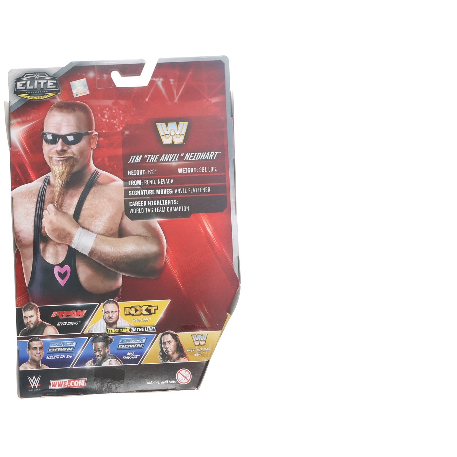 【中古即納】[FIG] ジム ジ・アンヴィル ナイドハート(ジム・ナイドハート) WWE(ワールド・レスリング・エンターテイメント) エリートコレクション フラッシュバック 完成品 アクションフィギュア マテル(20161231)