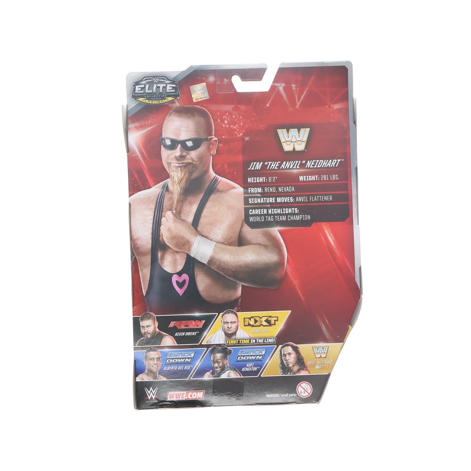 【中古即納】[FIG] ジム ジ・アンヴィル ナイドハート(ジム・ナイドハート) WWE(ワールド・レスリング・エンターテイメント) エリートコレクション フラッシュバック 完成品 アクションフィギュア マテル(20161231)