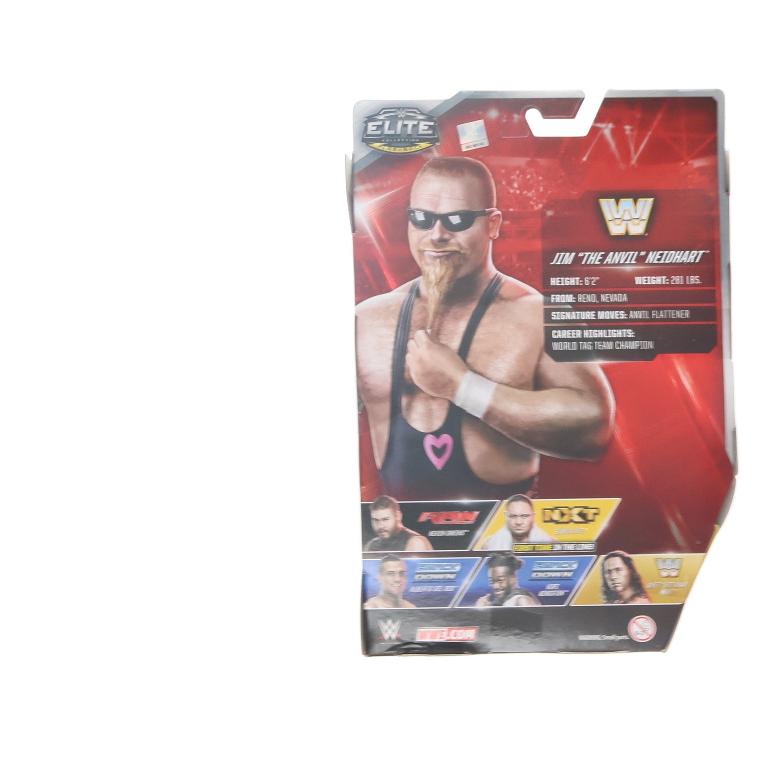 【中古即納】[FIG] ジム ジ・アンヴィル ナイドハート(ジム・ナイドハート) WWE(ワールド・レスリング・エンターテイメント) エリートコレクション フラッシュバック 完成品 アクションフィギュア マテル(20161231)
