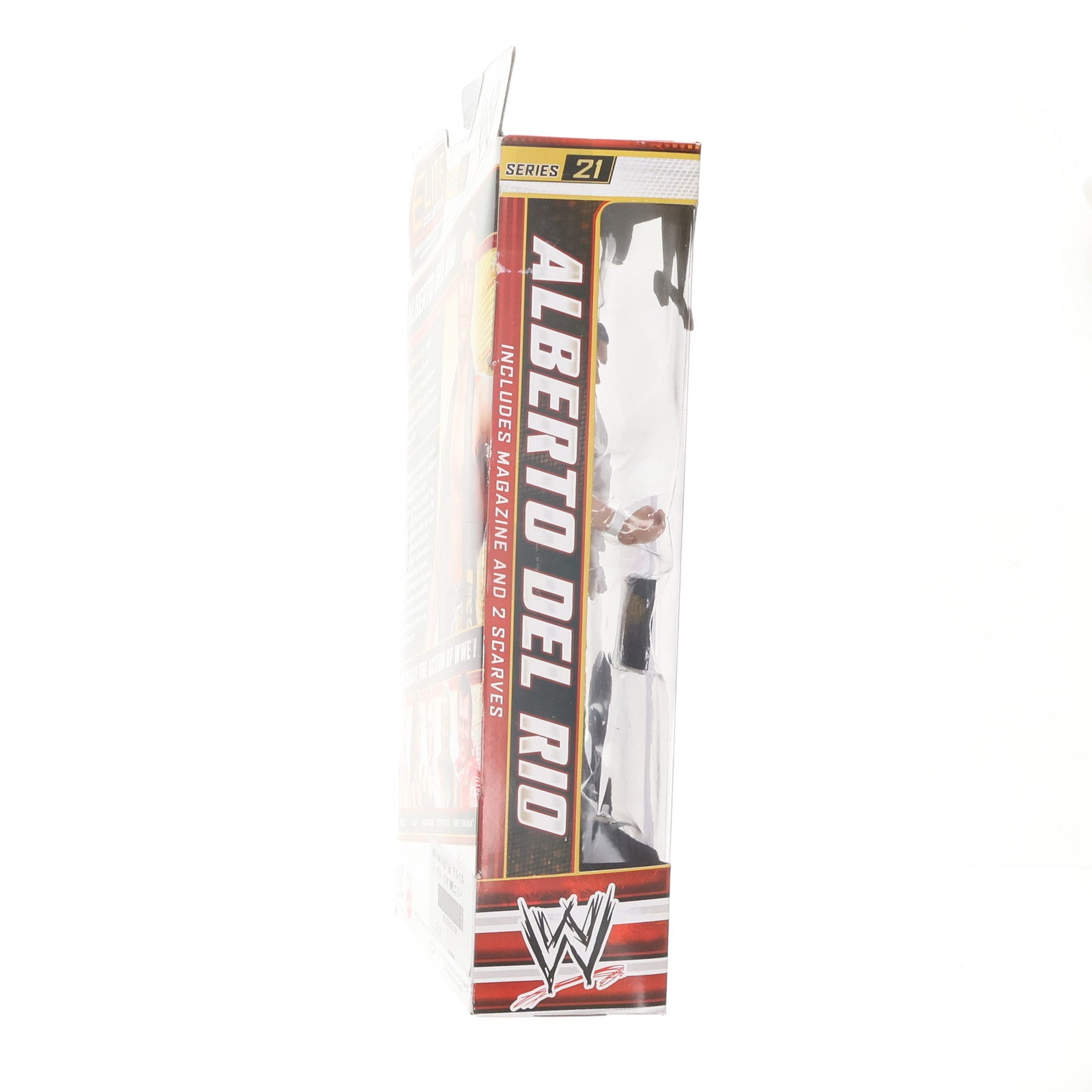 【中古即納】[FIG] アルベルト・デル・リオ マガジン&スカーフ WWE(ワールド・レスリング・エンターテイメント) エリートコレクション シリーズ 21 完成品 アクションフィギュア マテル(20130430)