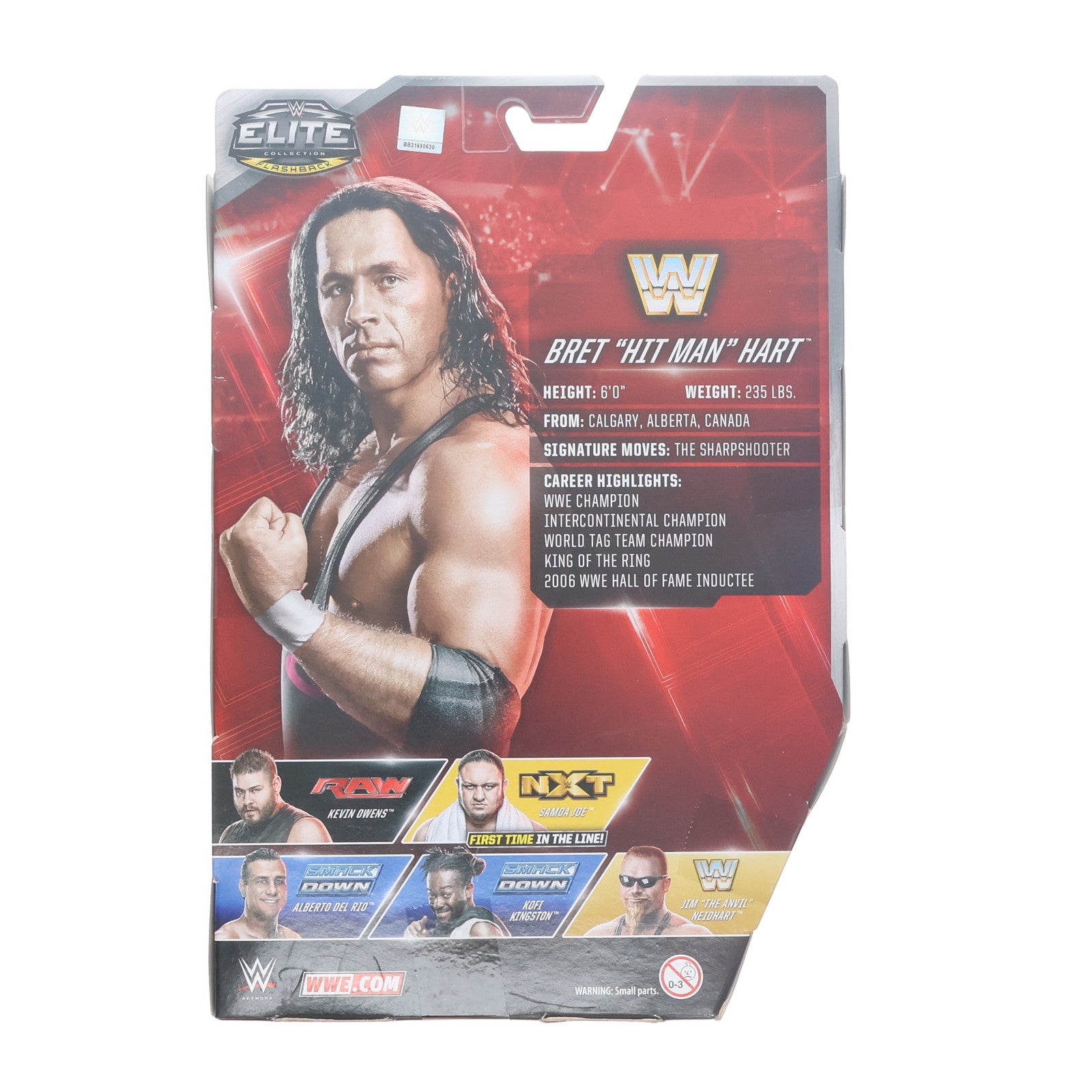 【中古即納】[FIG] ブレット ヒットマン ハート(ブレット・ハート) サングラス&タッグチームチャンピオンシップ WWE(ワールド・レスリング・エンターテイメント) エリートコレクション フラッシュバック 完成品 アクションフィギュア マテル(20160731)