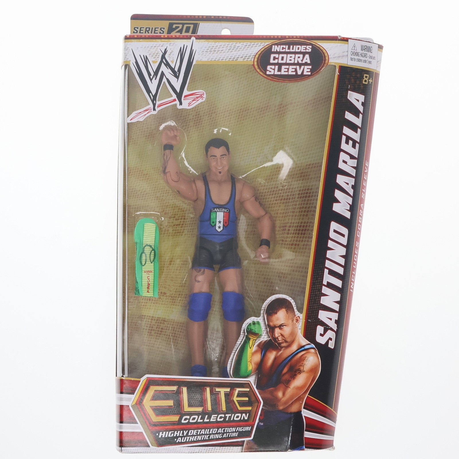 【中古即納】[FIG] サンティーノ・マレラ コブラスリーブ WWE(ワールド・レスリング・エンターテイメント) エリートコレクション シリーズ 20 完成品 アクションフィギュア マテル(20130228)