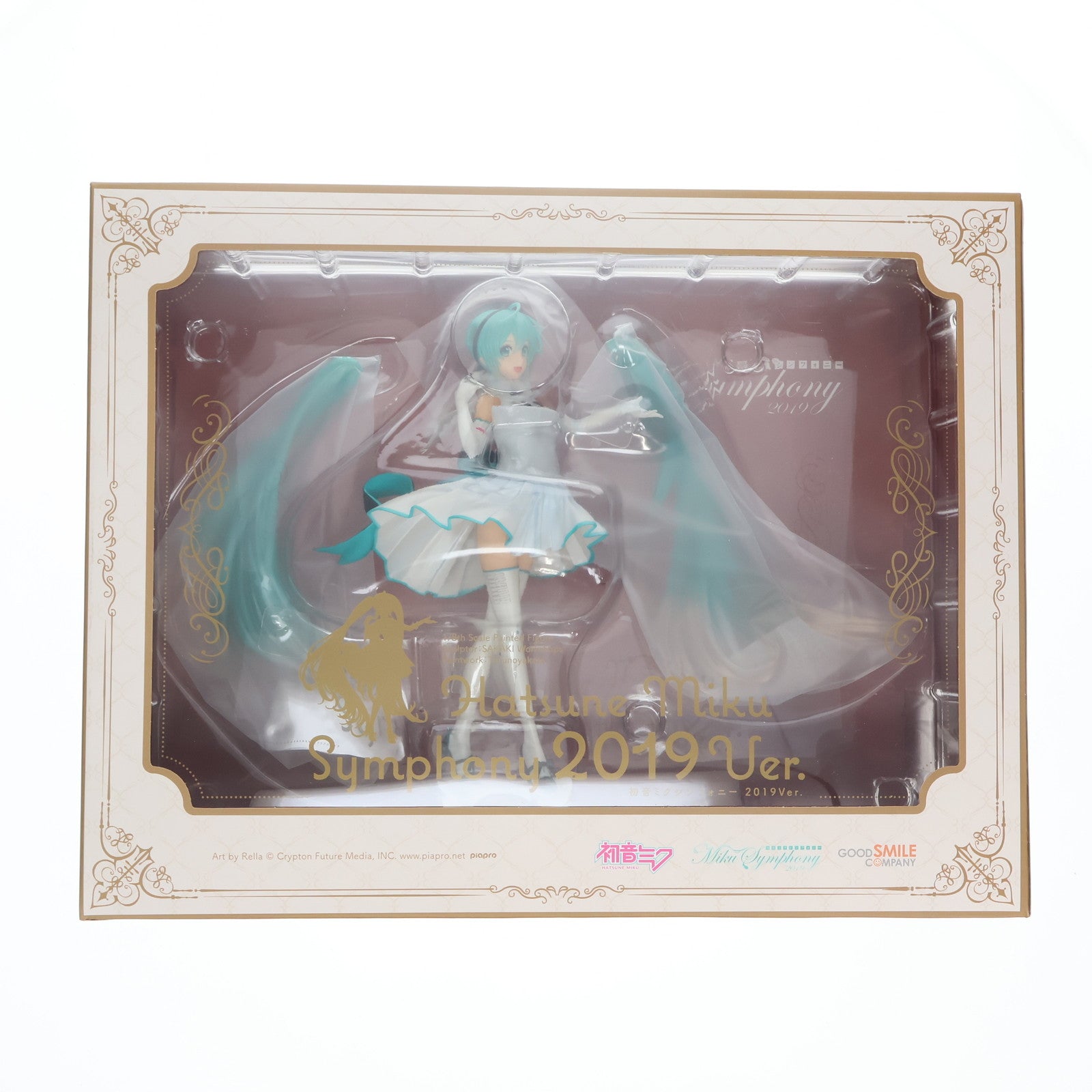 【中古即納】[FIG] GOODSMILE ONLINE SHOP購入特典付属 初音ミクシンフォニー 2019Ver. キャラクター・ボーカル・シリーズ01 初音ミク 1/8 完成品 フィギュア グッドスマイルカンパニー(20211031)