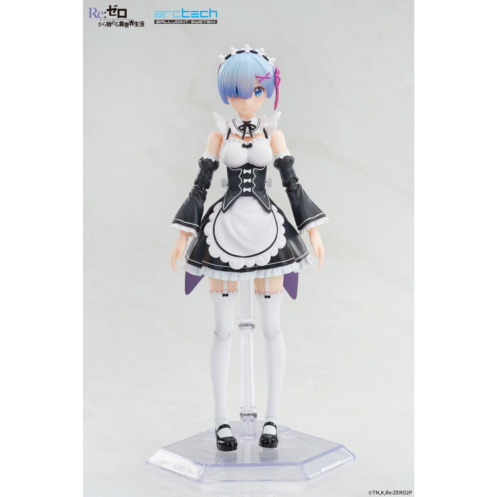 【新品即納】[FIG] 初回限定特典付属 ARCTECH可動シリーズ レム Re:ゼロから始める異世界生活 1/8 完成品 可動フィギュア APEX(エーペックス)(20250930)