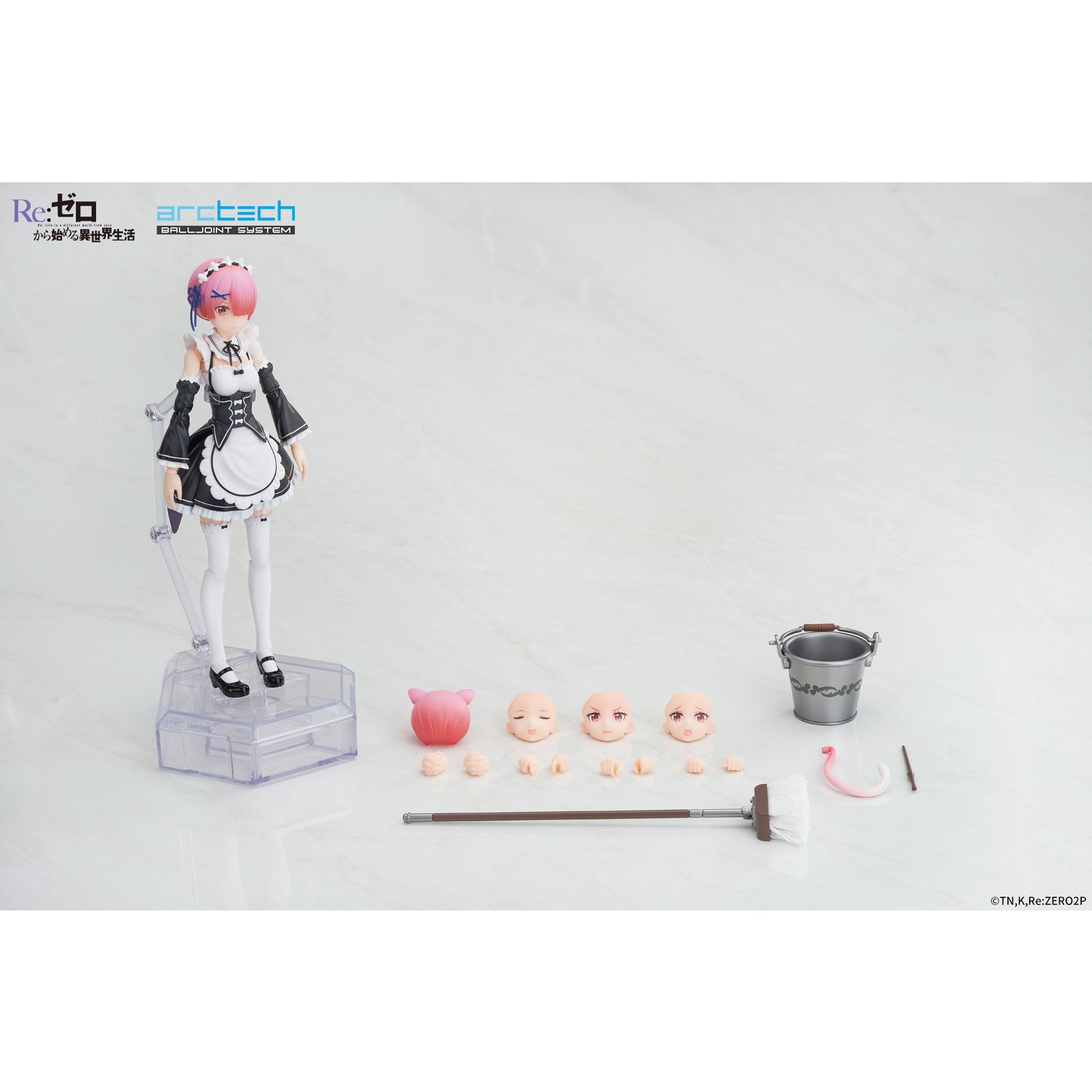 【新品即納】[FIG] 初回限定特典付属 ARCTECH可動シリーズ ラム Re:ゼロから始める異世界生活 1/8 完成品 可動フィギュア APEX(エーペックス)(20250930)