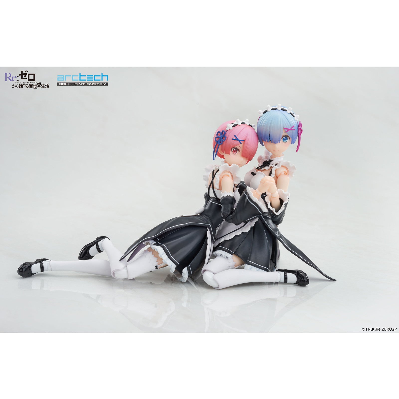 【新品即納】[FIG] 初回限定特典付属 ARCTECH可動シリーズ ラム&レム セット Re:ゼロから始める異世界生活 1/8 完成品 可動フィギュア APEX(エーペックス)(20250930)
