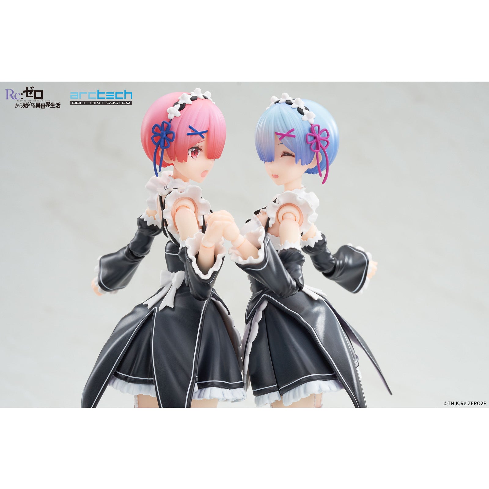 【新品即納】[FIG] 初回限定特典付属 ARCTECH可動シリーズ ラム&レム セット Re:ゼロから始める異世界生活 1/8 完成品 可動フィギュア APEX(エーペックス)(20250930)